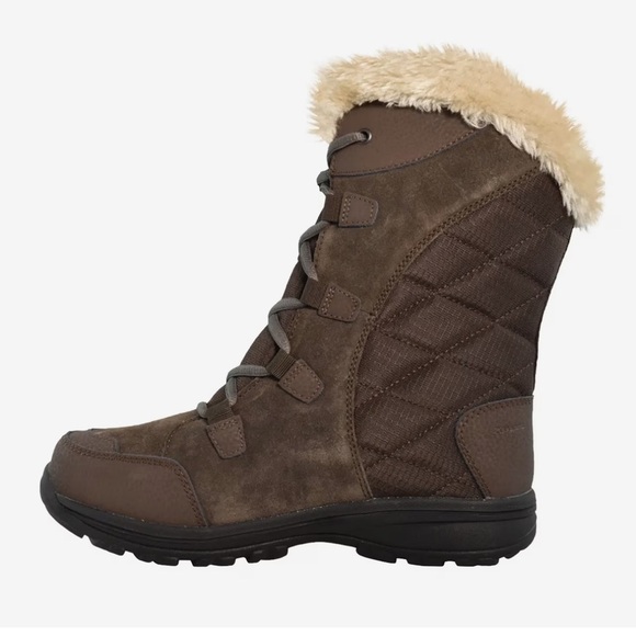 Columbia Women's Ice Maiden II Waterproof Winter Boot Brown Fur-Lined Size 8 - Picture 3 of 11